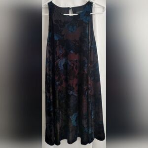 Cynthia Rowley Womans Velvet Velour Sleeveless Swing Cocktail Dress Size‎ Small